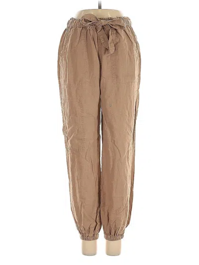 Pre-owned Mason & Belle Linen Pants In Brown