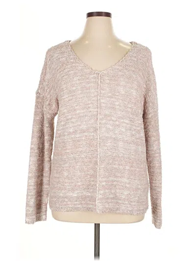 Pre-owned Mason & Belle Pullover Sweater In Tan