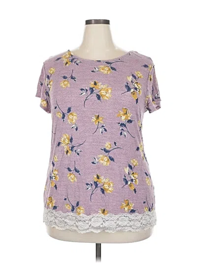 Pre-owned Mason & Belle Short Sleeve T-shirt In Purple