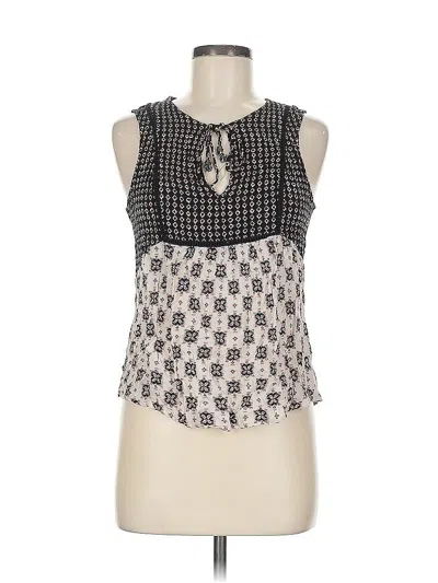 Pre-owned Mason & Belle Sleeveless Blouse In Black