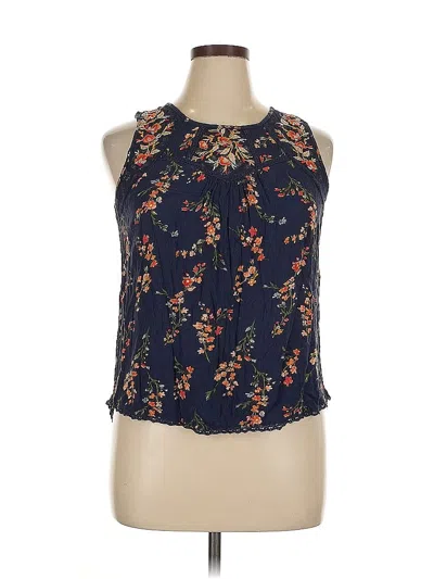 Pre-owned Mason & Belle Sleeveless Blouse In Blue