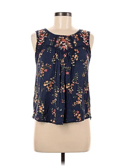 Pre-owned Mason & Belle Sleeveless Blouse In Blue