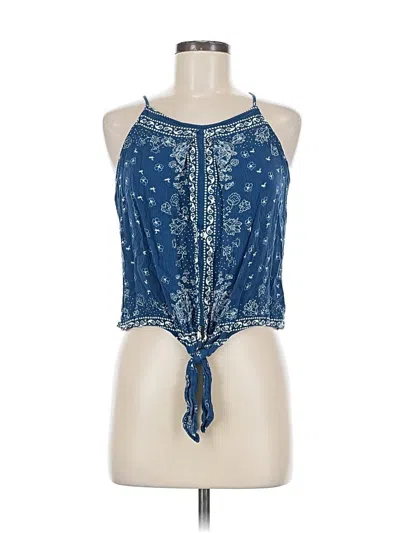 Pre-owned Mason & Belle Sleeveless Blouse In Blue