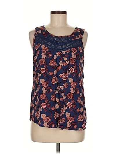Pre-owned Mason & Belle Sleeveless Blouse In Blue
