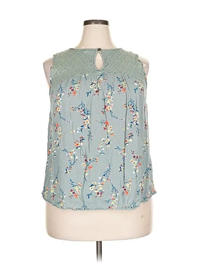 Pre-owned Mason & Belle Sleeveless Blouse In Blue