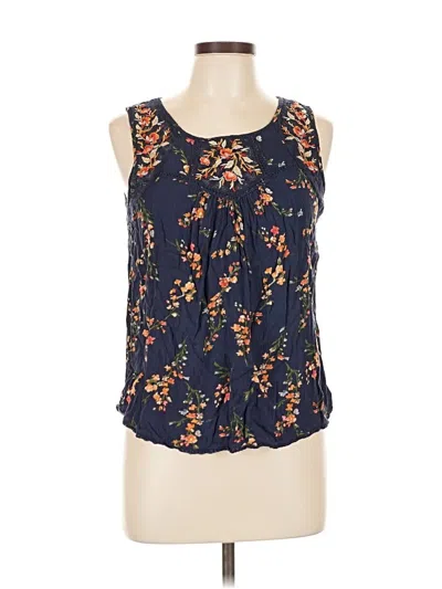 Pre-owned Mason & Belle Sleeveless Blouse In Blue