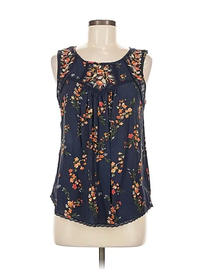Pre-owned Mason & Belle Sleeveless Blouse In Blue