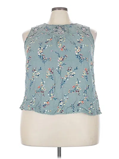 Pre-owned Mason & Belle Sleeveless Blouse In Blue