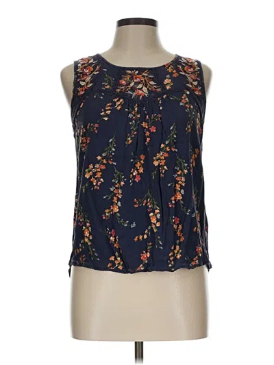 Pre-owned Mason & Belle Sleeveless Blouse In Blue