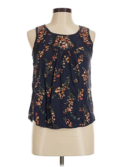 Pre-owned Mason & Belle Sleeveless Blouse In Blue