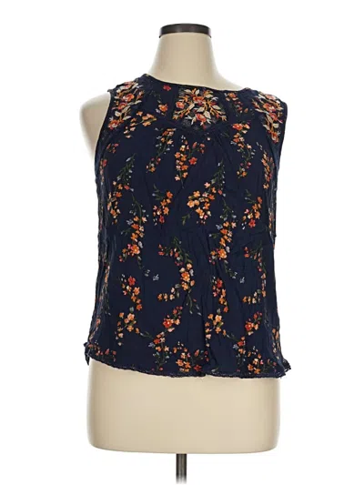 Pre-owned Mason & Belle Sleeveless Blouse In Blue
