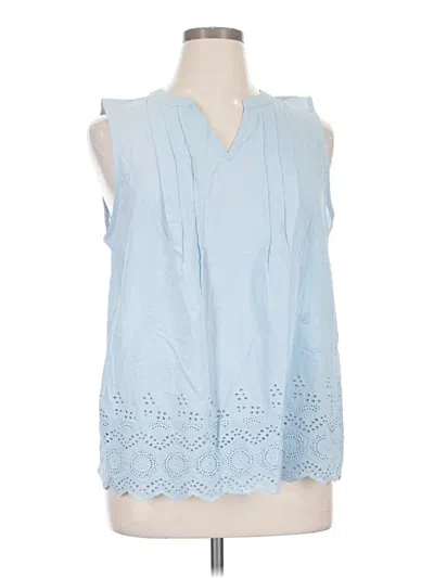 Pre-owned Mason & Belle Sleeveless Blouse In Blue