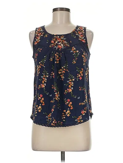 Pre-owned Mason & Belle Sleeveless Blouse In Blue