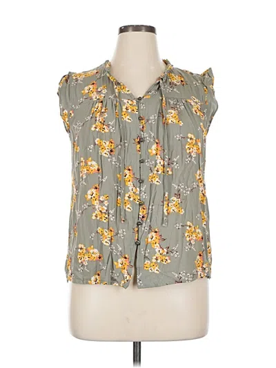 Pre-owned Mason & Belle Sleeveless Blouse In Gray