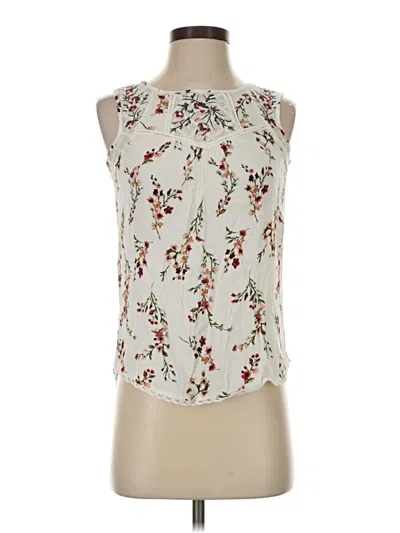 Pre-owned Mason & Belle Sleeveless Blouse In Ivory