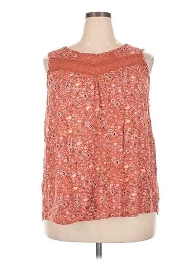 Pre-owned Mason & Belle Sleeveless Blouse In Orange