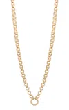 MASON AND BOOKS 14K YELLOW GOLD CROCHET CHAIN NECKLACE