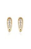 Mason And Books 14k Yellow Gold  Diamond Earrings