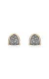 Mason And Books 14k Yellow Gold Diamond Earrings In Multi