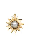 Mason And Books 14k Yellow Gold Diamond Pearl Necklace