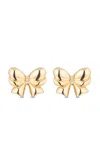 MASON AND BOOKS 14K YELLOW GOLD EVIE BOW STUD EARRINGS