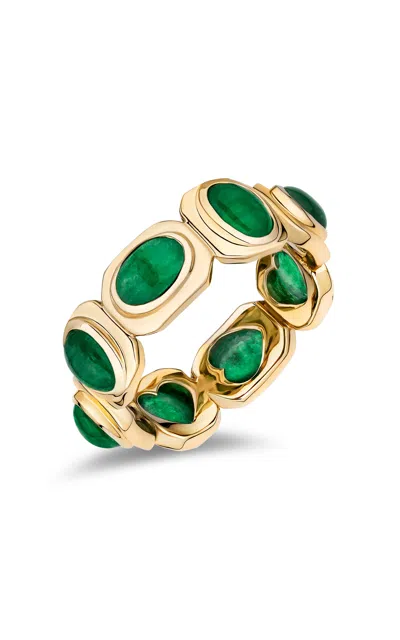 Mason And Books 14k Yellow Gold Nugget Eternity Ring In Gold