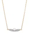 Mason And Books 14k Yellow Gold Pearl And Diamond Necklace