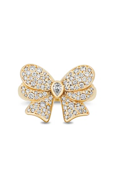 Mason And Books 14k Yellow Gold Sunny Bow Ring In Gold