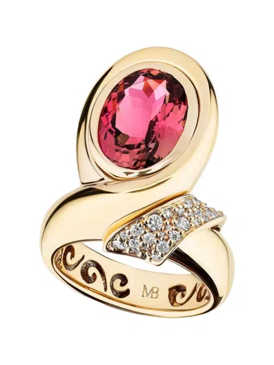 Mason And Books Chiffon Tourmaline Ring In Gold
