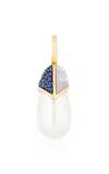 Mason And Books Scottie Pearl 14k Yellow Gold Pendant In Multi