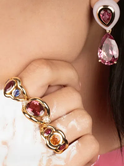 Mason And Books Spessartite Slingshot Ring In Gold