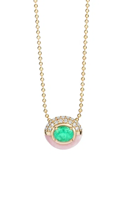 Mason And Books Sugar And Spice 14k Yellow Gold Pendant In Multi