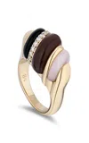 Mason And Books Turritella 14k Yellow Gold Multi-stone Ring