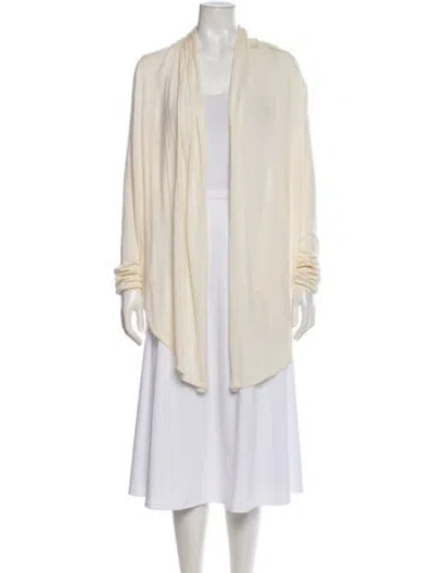 Pre-owned Mason Bamboo Cowl Neck Sweater In Neutral