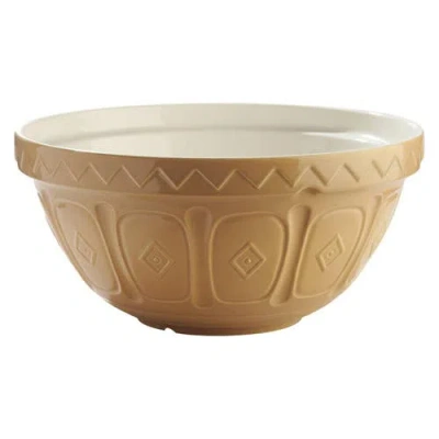 Mason Cash Cane Collection Size 6 Mixing Bowl, 6.35 Quart In Sand