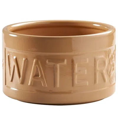 Mason Cash : Cane Dog Water Bowl - 5.9", 30oz -tan Food-water Dish, Durable Ceramic Stoneware, Microwave-dishwa