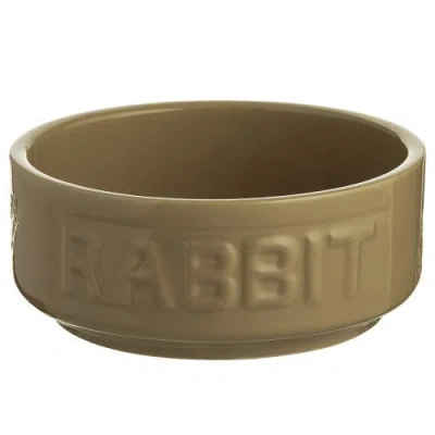 Mason Cash Cane Rabbit Bowl, 5.2 Inches, 13.5oz, Feeding Dish In Brown
