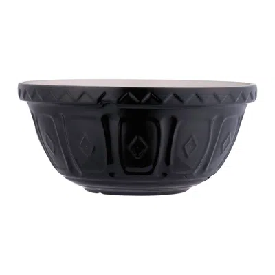 Mason Cash Color Mix Black Size 12 Mixing Bowl, 4.25 Quart