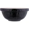 Mason Cash Color Mix Black Size 18 Mixing Bowl, 2.85 Quart In Black