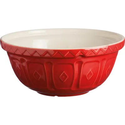 Mason Cash Color Mix Red Size 18 Mixing Bowl, 2.85 Quart