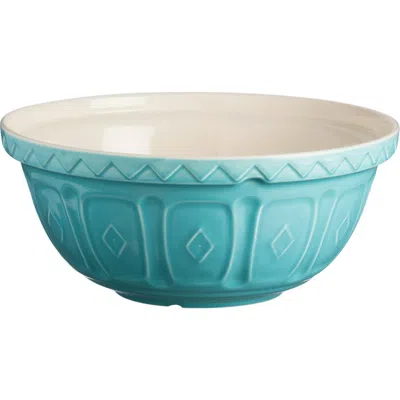 MASON CASH MASON CASH COLOR MIX TURQUOISE SIZE 12 MIXING BOWL, 4.25 QUART