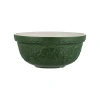 Mason Cash Deck The Halls Size 24 Green Mixing Bowl, 2.15 Quart In Green