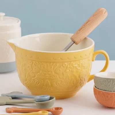 Mason Cash Home To Roost Batter Bowl In Yellow