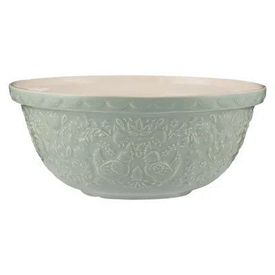 Mason Cash Home To Roost Size 12 Mixing Bowl, 4.25 Quart In Green