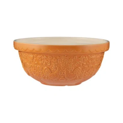 Mason Cash Home To Roost Size 24 Mixing Bowl, 2.15 Quart In Brown