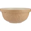 Mason Cash In The Forest Bear Size 24 Mixing Bowl, Cane, 2.15 Quart