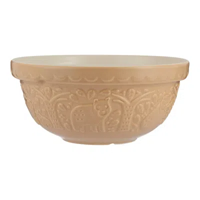 Mason Cash In The Forest Bear Size 24 Mixing Bowl, Cane, 2.15 Quart In Brown