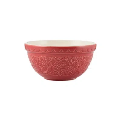 Mason Cash In The Forest Earthenware Mixing Bowl In Red