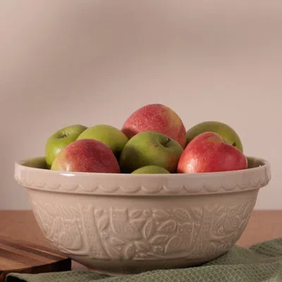 Mason Cash In The Forest Eathenware Mixing Bowl In Gray
