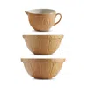 Mason Cash Mixing Bowls And Batter Bowl, Set Of 3 In Honey Brown